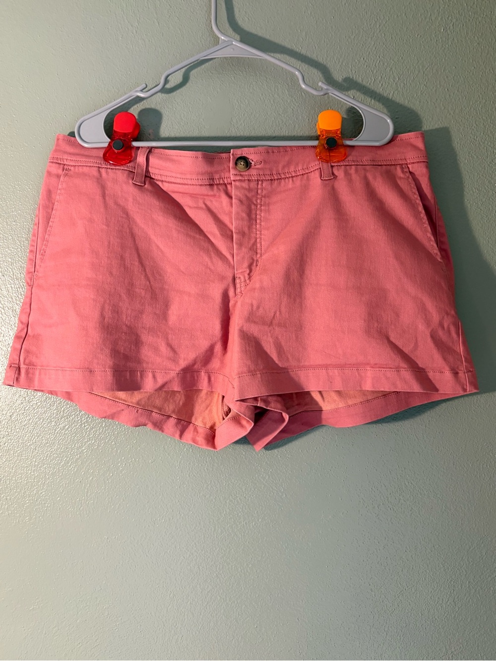 18W Market &Spruce Salmon Shorts